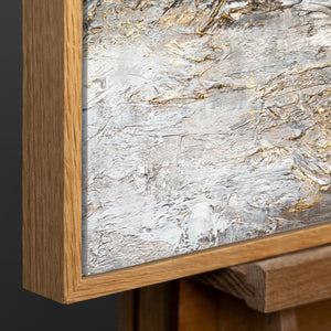 Rahmen aus natürlichem Holz – Detail