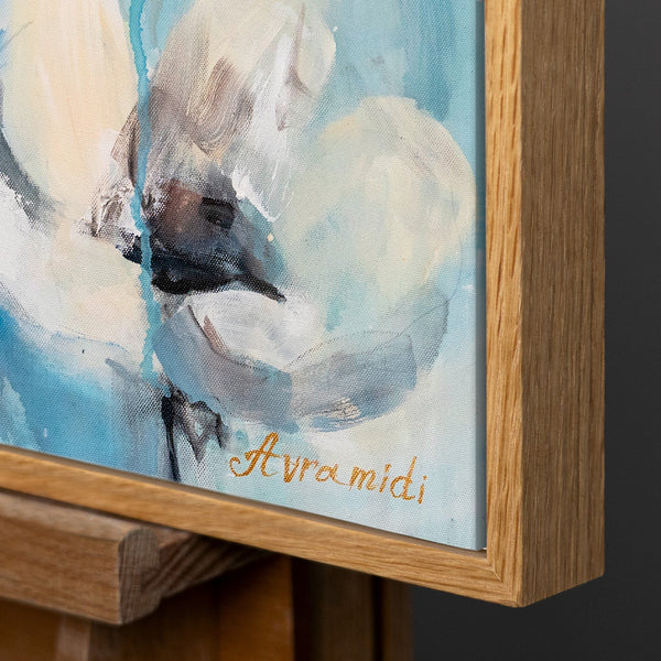 Rahmen aus natürlichem Holz – Detail