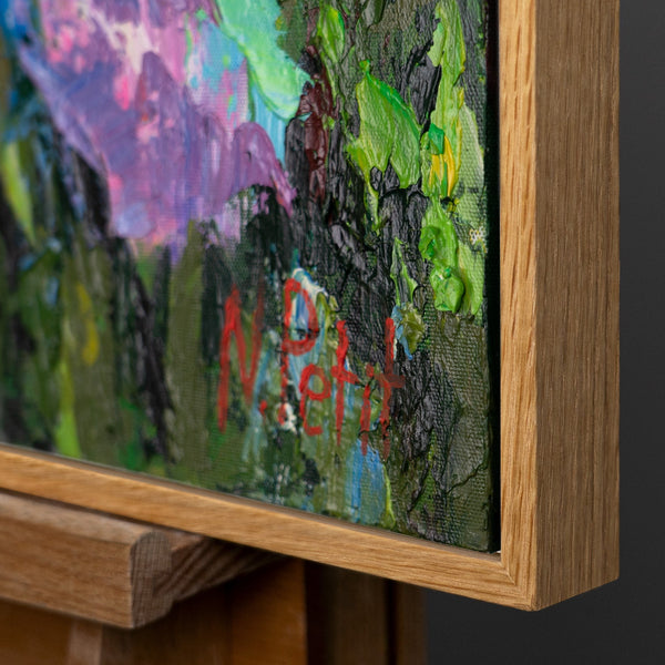 Rahmen aus natürlichem Holz – Detail