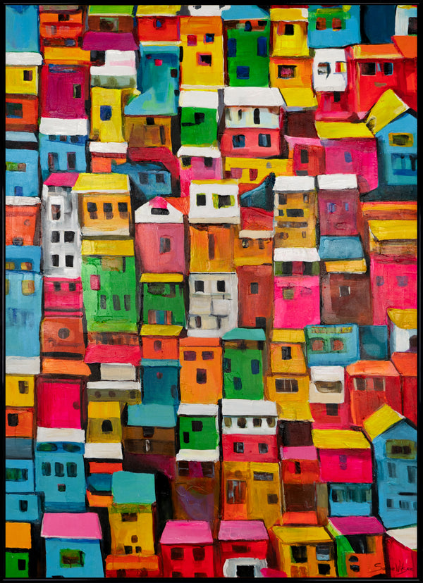 Handgemaltes Acrylbild auf Leinwand