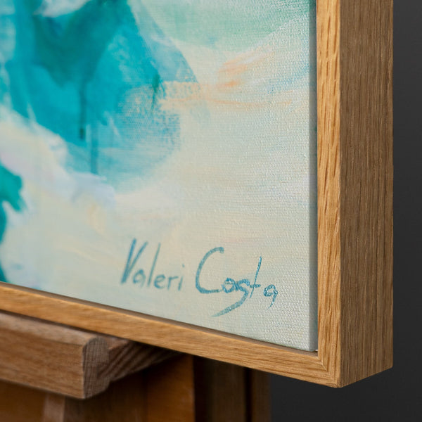 Rahmen aus natürlichem Holz – Detail
