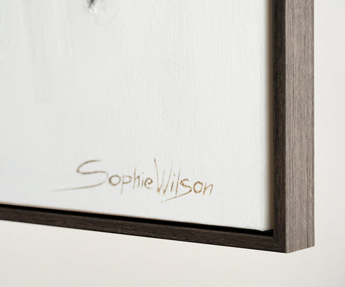 Handgemalte Abstrakte Kunst mit Goldakzenten "Stadtrhythmen"