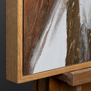 Rahmen aus natürlichem Holz – Detail