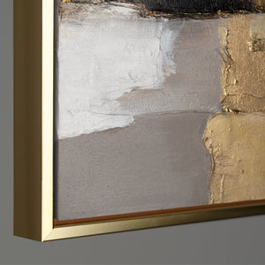 Moderne Kunst "Goldene Fragmente" mit Rahmen berühmte Gemälde