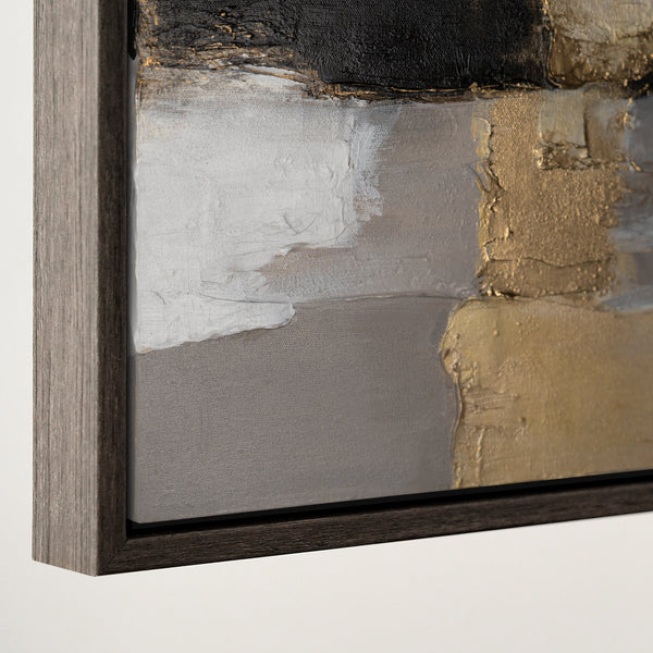 Moderne Kunst "Goldene Fragmente" mit Rahmen berühmte Gemälde