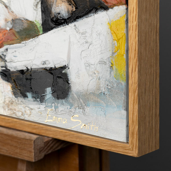 Rahmen aus natürlichem Holz – Detail