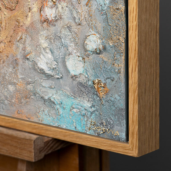 Rahmen aus natürlichem Holz – Detail