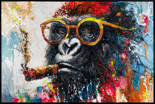 Künstlerische Acrylmalerei Struktur Deko