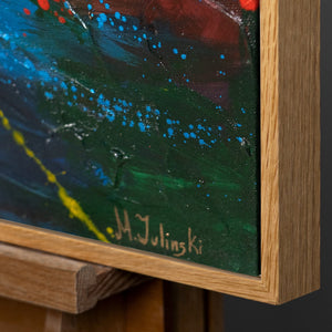 Rahmen aus natürlichem Holz – Detail