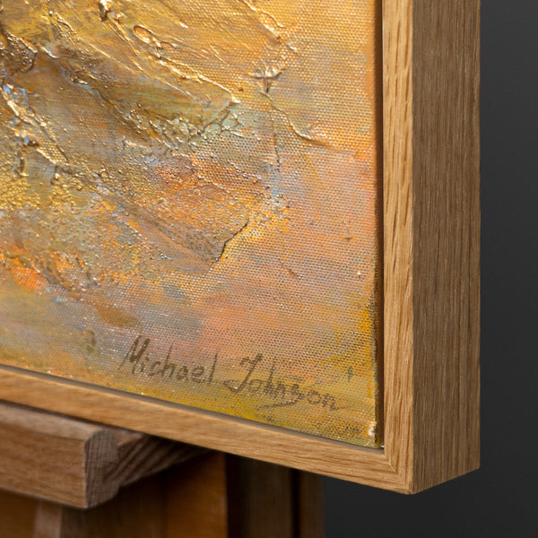 Rahmen aus natürlichem Holz – Detail