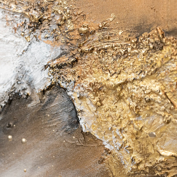 Konsonanz – Handgemaltes Leinwandbild 3-teilig als abstraktes Triptychon für moderne Wohnräume