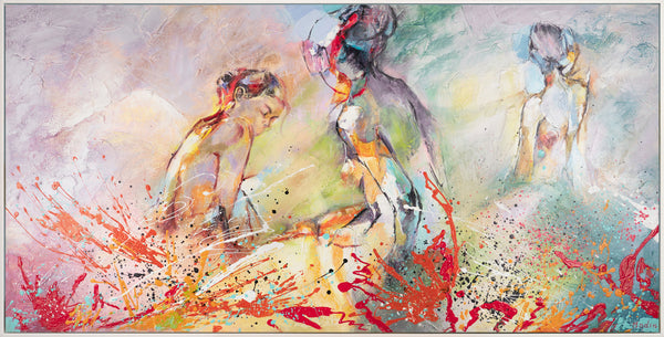 Abstrakte Wandkunst modern