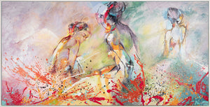 Acrylgemälde modern "heißer Sommer"