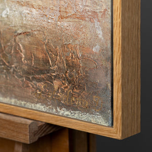 Natürlicher Holzrahmen in Nahaufnahme