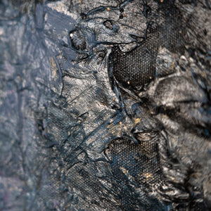 Nachtleuchtende Kunstwerke Gemälde Handgemalt mit Rahmen "Magische Karte"