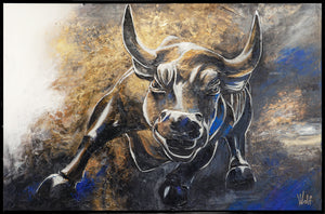 Nachtleuchtende Gemälde "Symbol der Furchtlosigkeit"