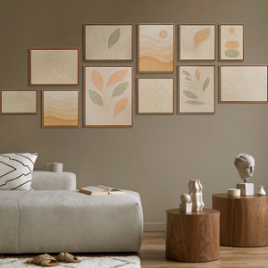Bilder set mit rahmen Original Gemälde Handgemalt