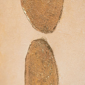 Natur Wandbilder abstrakt mit Acrylfarben im Rahmen für die Praxis