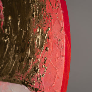 Gemälde mit luxuriösen goldenen Texturen „Golden Glow“