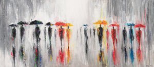 Künstlerische Acrylmalerei Struktur Deko