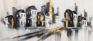 Künstlerische Acrylmalerei Struktur Deko