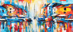 Künstlerische Acrylmalerei Struktur Deko