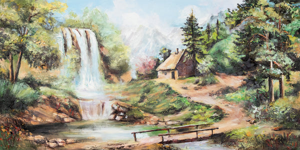 Handgemaltes Leinwandbild Acryl