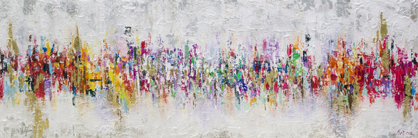 Acrylbild "Abstraktion II" – Handgemalte moderne Wandkunst auf Leinwand