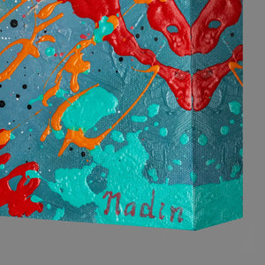 Acrylgemälde modern "heißer Sommer"