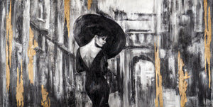 Handgemalte Kunst Struktur Acryl