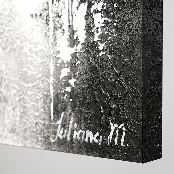 Abstrakt malen Acryl "Courage Wandkunst