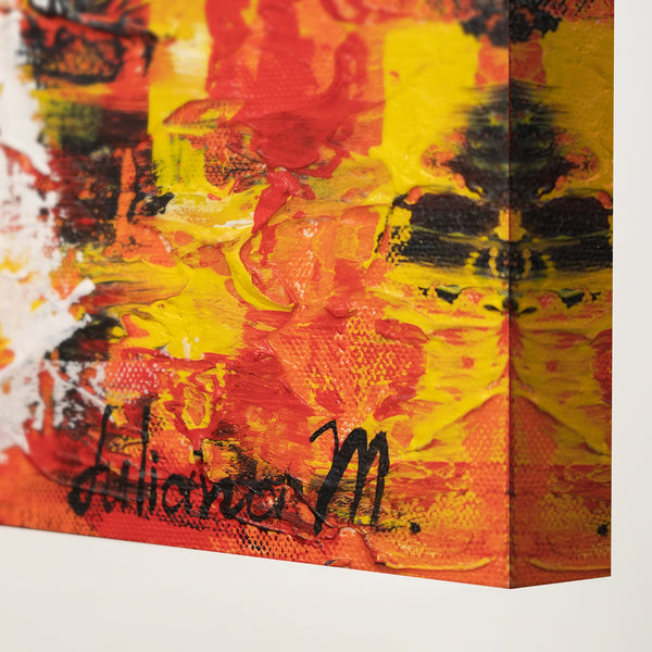 Moderne Schlafzimmer Bilder "Hafen" mit Rahmen Abstrakt