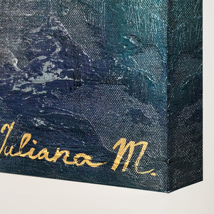 Moderne Abstrakte Gemälde "Fragmente" mit Rahmen Gemälde Wohnzimmer