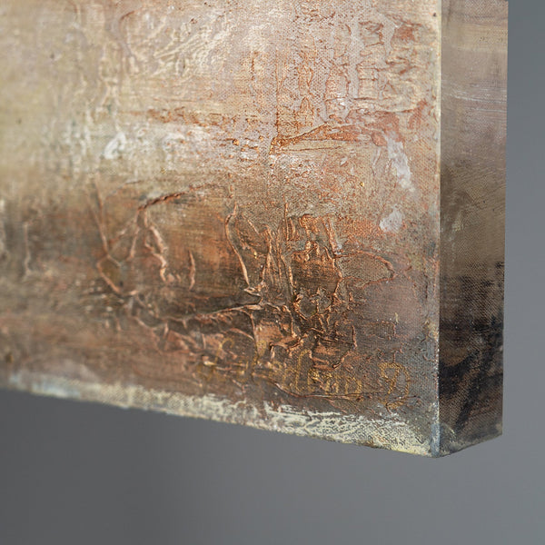 Moderne Bilder Wohnzimmer "Goldbaum" mit Rahmen Acrylmalerei