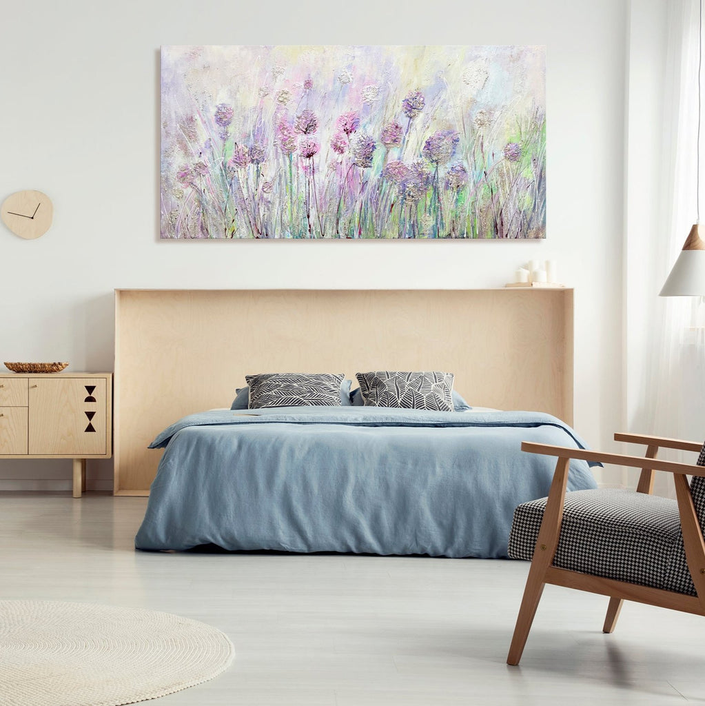 acrylbilder blumen modern