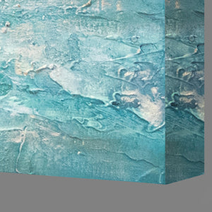 Meereslandschaft handgemalte acrylbilder auf leinwand "Meeresblau" 120x80cm