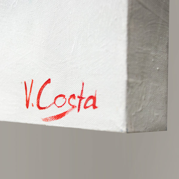 Abstrakte Kunst Landschaft in Acryl "Berlin"