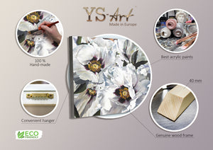 Leinwandkunst mit Blütendetails