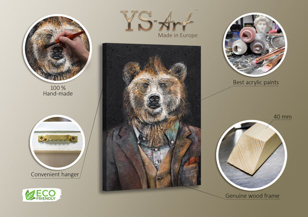 Moderne Wanddeko handgemalt