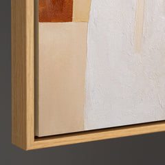 Reliefbild Acrylmalerei sanfte Linienstruktur
