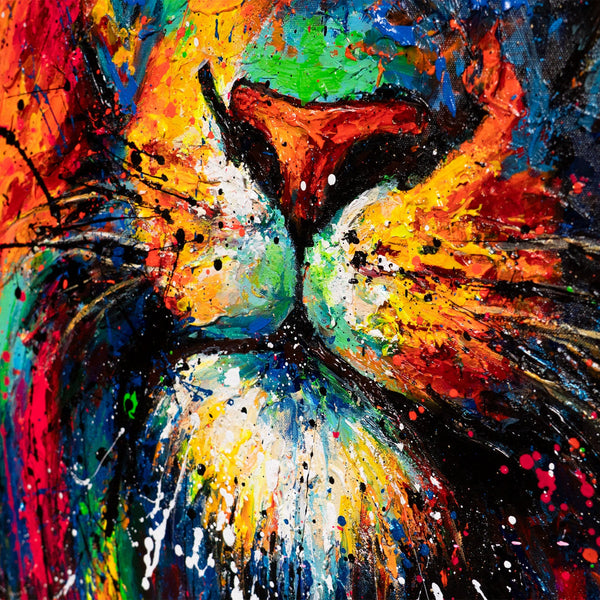 Kontrastreiche Textur mit Farbverlauf