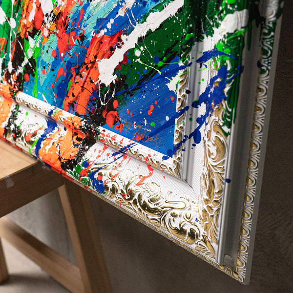 Moderne Wandkunst Mit Blumen