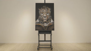 Moderne kunst bilder tiere "Temperament" 120x80cm