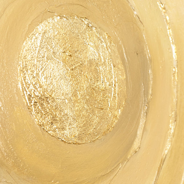 Strukturmalerei Acryl mit Goldakzent