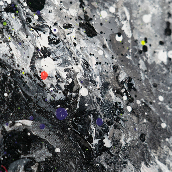 Strukturmalerei mit Dynamik und Tiefe